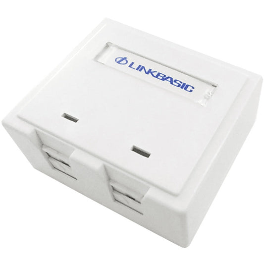 Linkbasic Cat5e Double Surface Mount Box. (Termination)