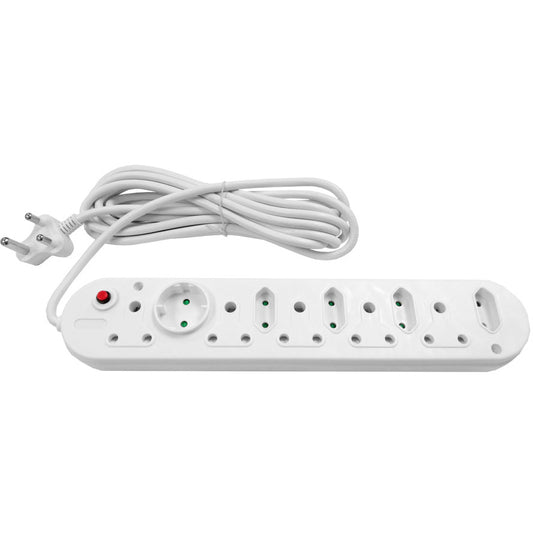 Multi Plug 5x16A 5x5A 5m Cord