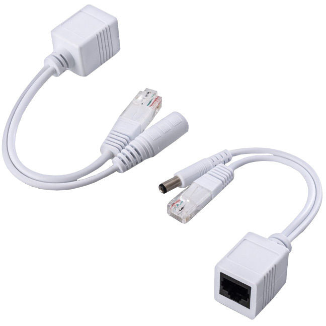 Passive PoE Injector and Splitter Set