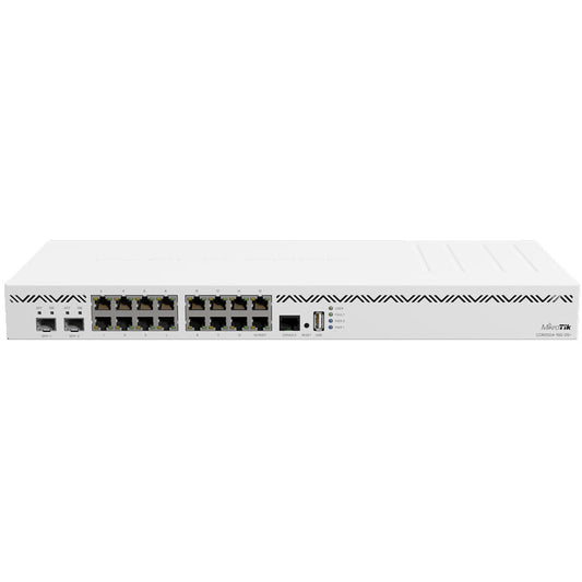 MikroTik Cloud Core 16 Port Gigabit 2SFP+ 4 Core Router | CCR2004-16G-2S+