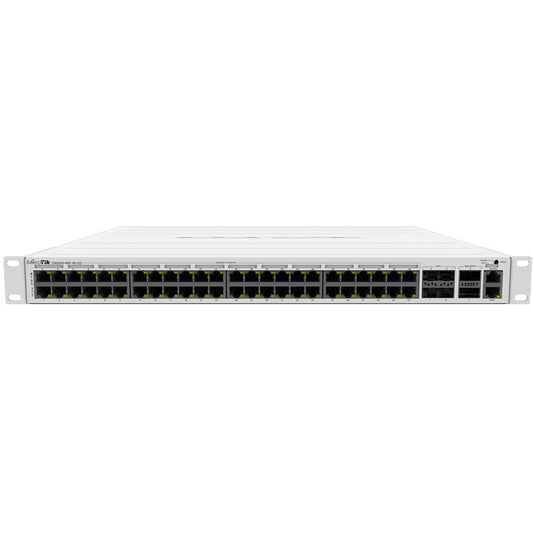 MikroTik Cloud Router Switch 48 Port PoE 700W 4SFP+ 2 QSFP+ | CRS354-48P-4S+2Q+RM