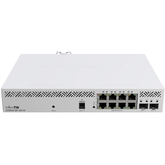 MikroTik SwoS Cloud Switch 8 Port PoE 2 SFP+ | CSS610-8P-2S+IN