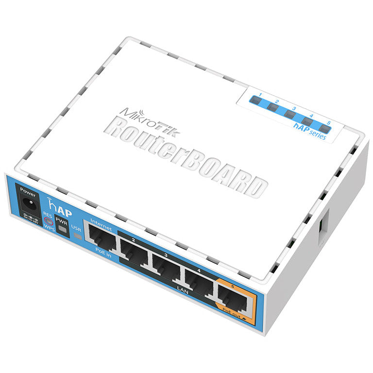 MikroTik hAP 5 Port Ethernet 300Mbps WiFi 4 Router | RB951Ui-2nD