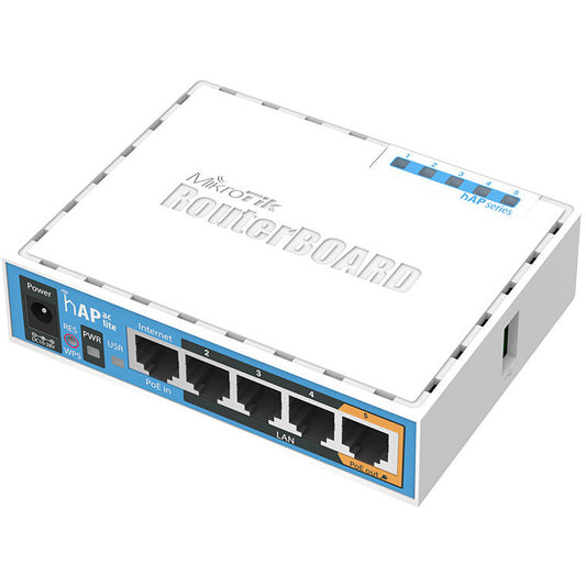 MikroTik hAP ac Lite 5 Port Ethernet 750Mbps WiFi 5 Router | RB952Ui-5ac2nD