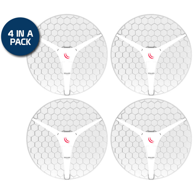 MikroTik LHG XL 5 ac 27dBi PtP CPE 4 Pack | RBLHGG-5acD-XL4pack