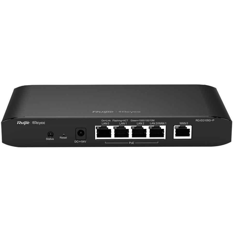 Reyee 5 Port Gigabit 2 WAN 4 PoE 54W Cloud Router | RG-EG105G-P