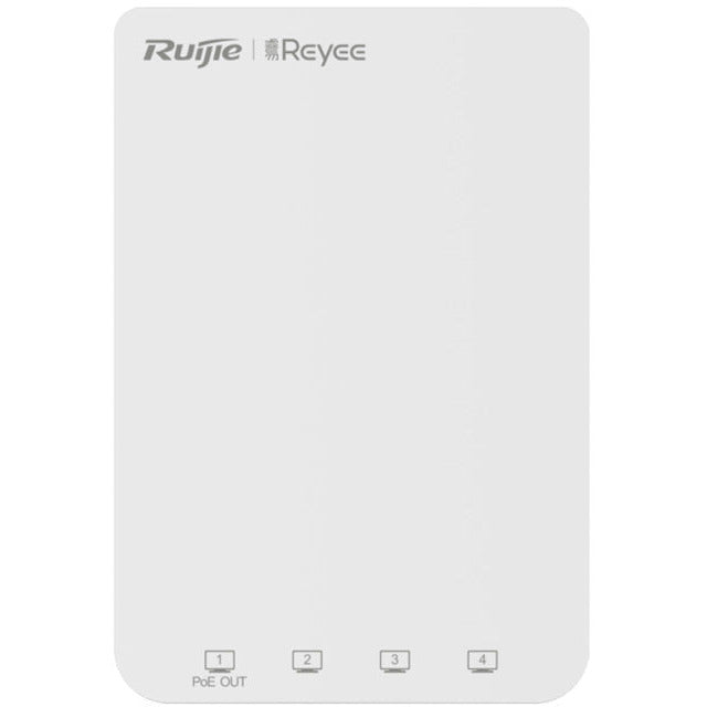 Reyee Dual Band AC 1300Mbps 5 Port Gigabit Mesh In-Wall AP (Access Point) | RG-RAP1200(P)
