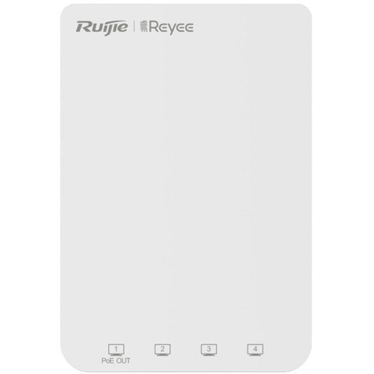 Reyee Dual Band AC 1300Mbps 5 Port Gigabit Mesh In-Wall AP (Access Point)  | RG-RAP1200(P)