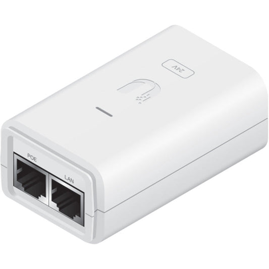 Ubiquiti Gigabit PoE Adapter 24V 7W with No Cable | UPOE24-7W
