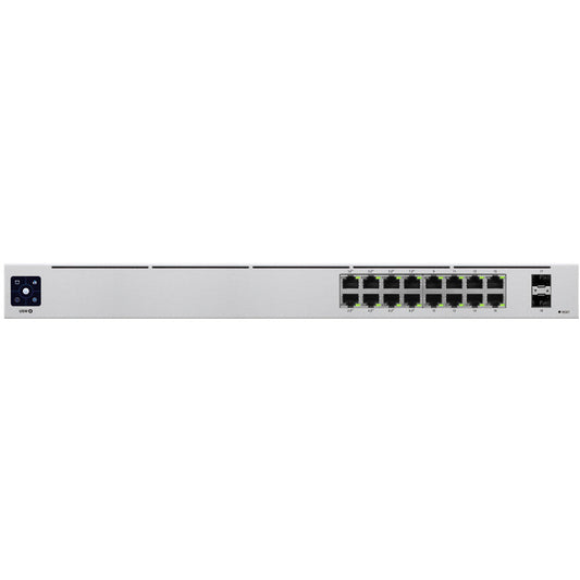 Ubiquiti UniFi Switch 16 Port Gigabit 8PoE 42W 2SFP | USW-16-POE