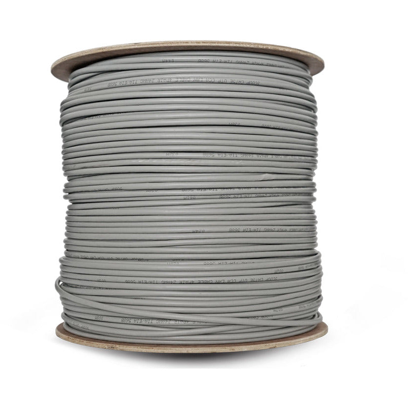 Scoop 500m Drum Cat5e CCA Grey UTP Cable