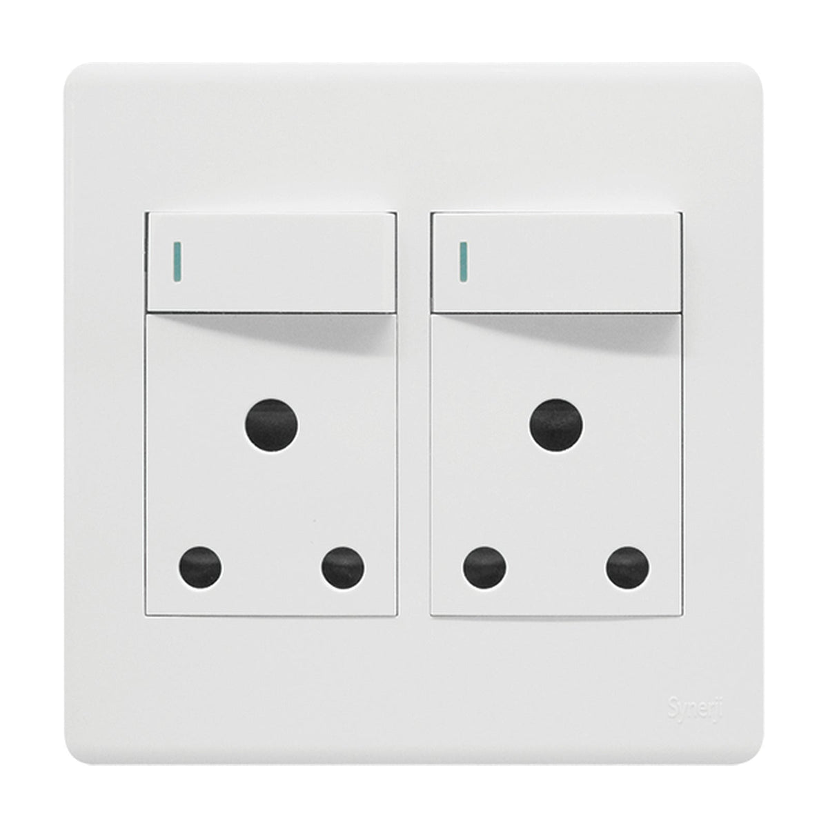Synerji Deco 4x4 double wall socket