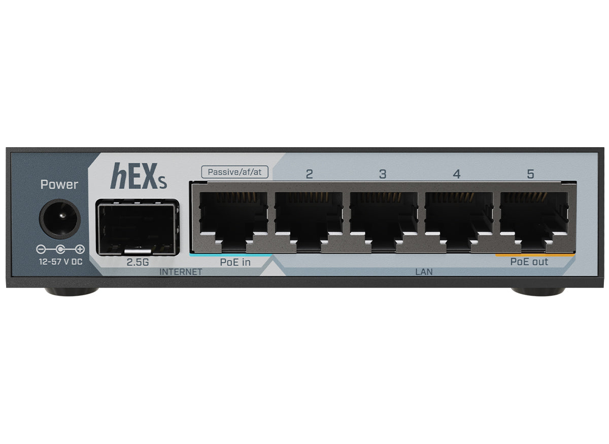 MikroTik hEX S 5 Port Gigabit 1x 2.5G SFP Desktop Router|| E60iUGS