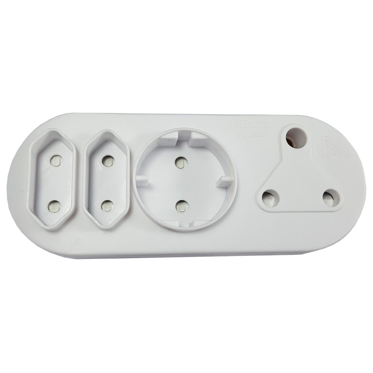 Direct Plug Adapter 1 x 16A with 2 x 5A and 1 x Round Adapter – Mr ...
