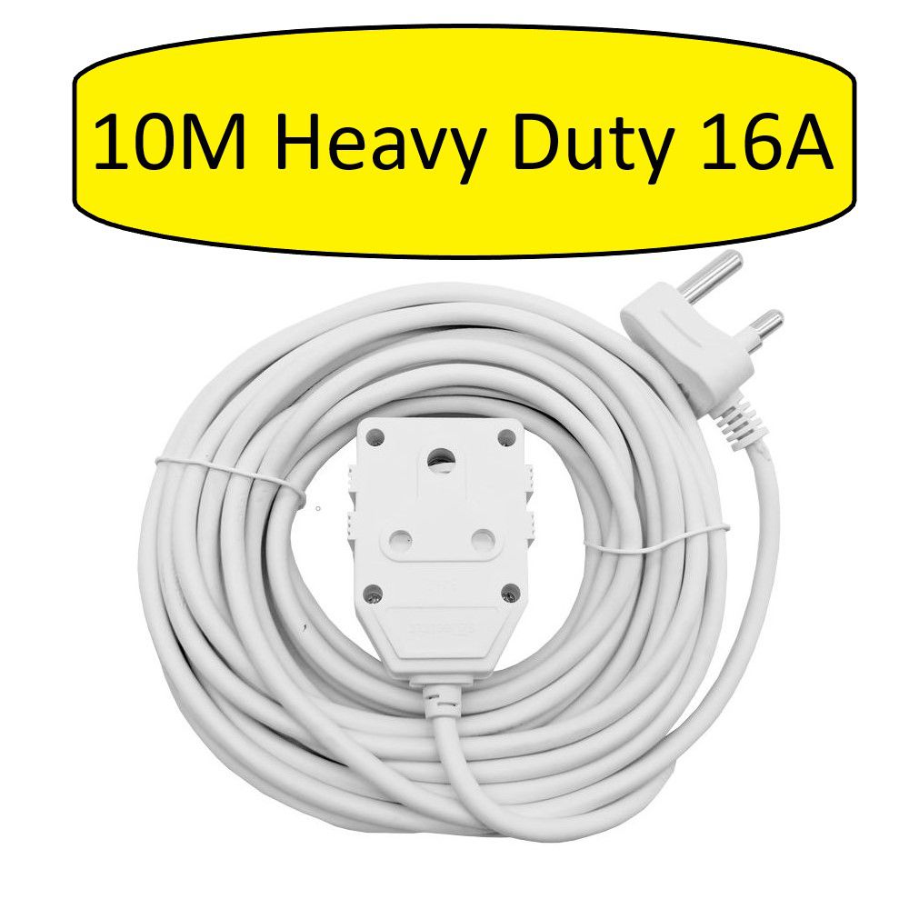 10M Heavy Duty 16A Extension Electrical Lead Cord Cable E 82