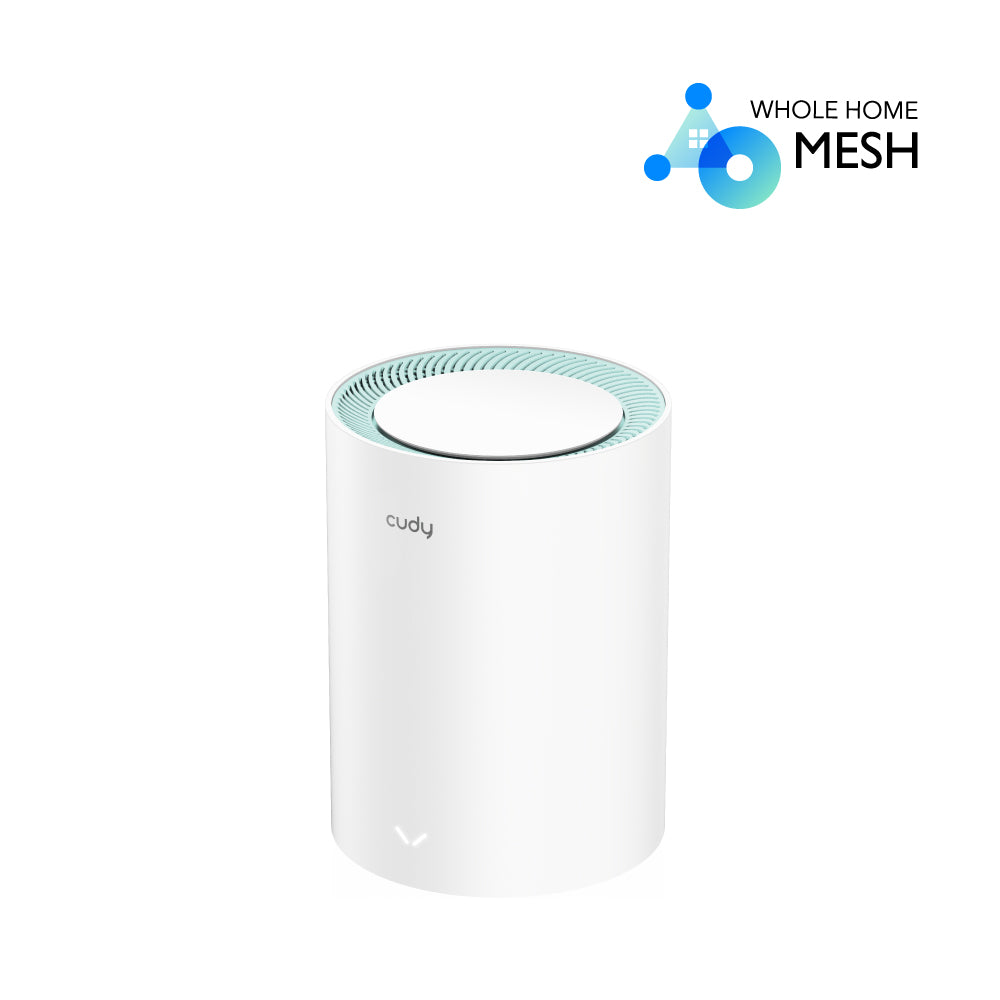 Cudy: Dual Band WiFi 5 1200Mbps Gigabit Mesh Router | M1300 (1-Pack)