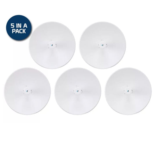 Ubiquiti UISP airMAX PowerBeam AC 5GHz 25dBi Radio 5 Pack | PBE-5AC-Gen2-5