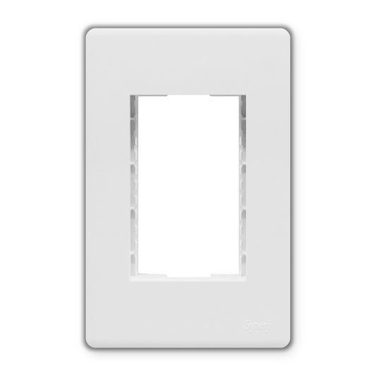 Synerji Deco 4x2 Grid Plate
