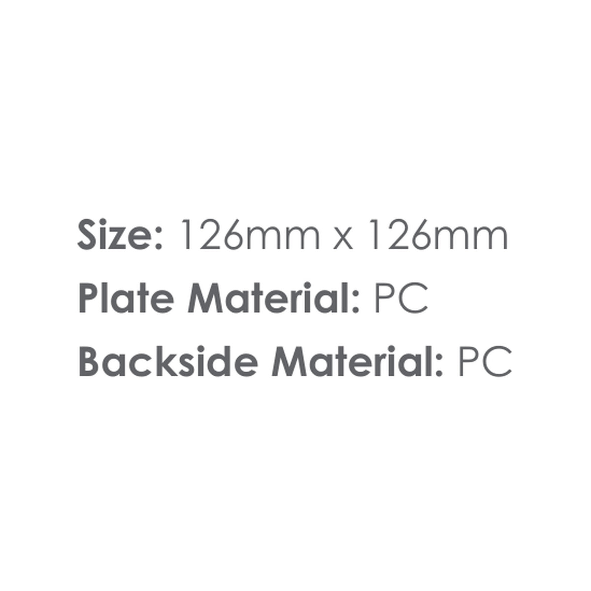 Synerji Deco 4x4 Grid Plate