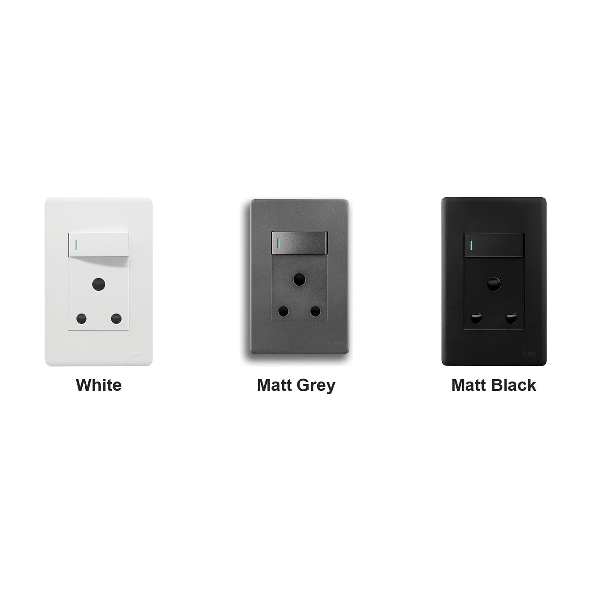 Synerji Deco 4x2 Single Wall Socket 16A