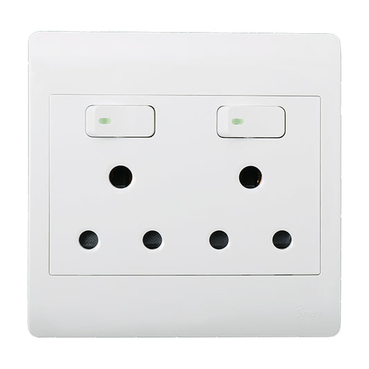 Synerji ECO 4x4 Double Wall Socket 16A