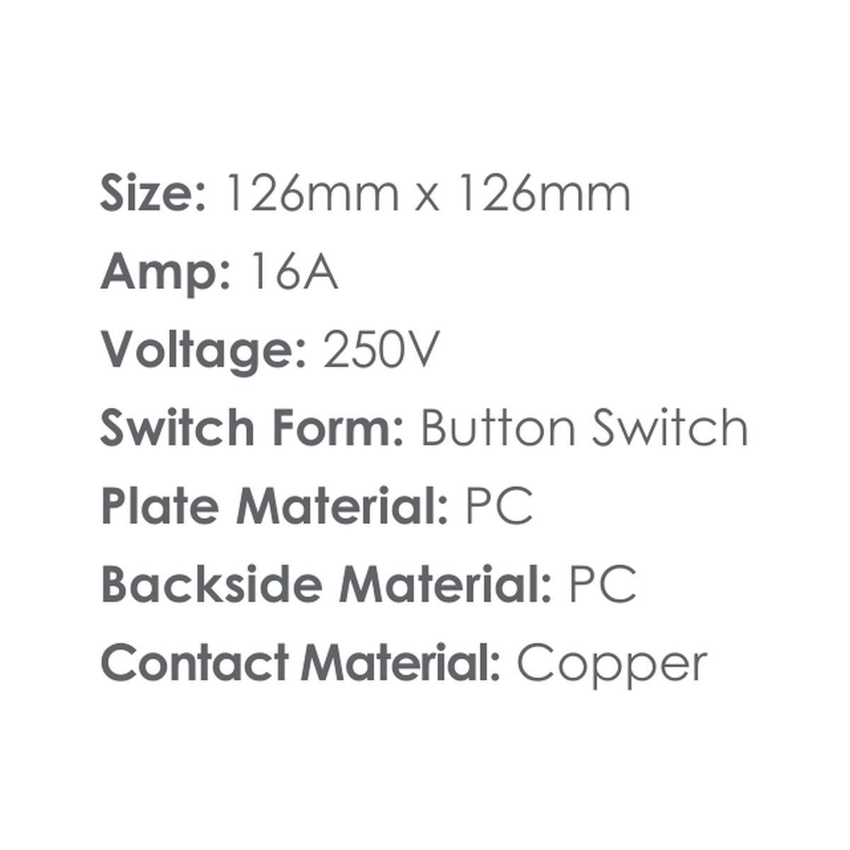 Synerji Deco 4x4 Wall Socket 16A with 1 x Euro Socket