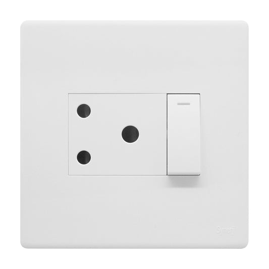 Synerji Deco 4x4 Single Wall Socket 16A