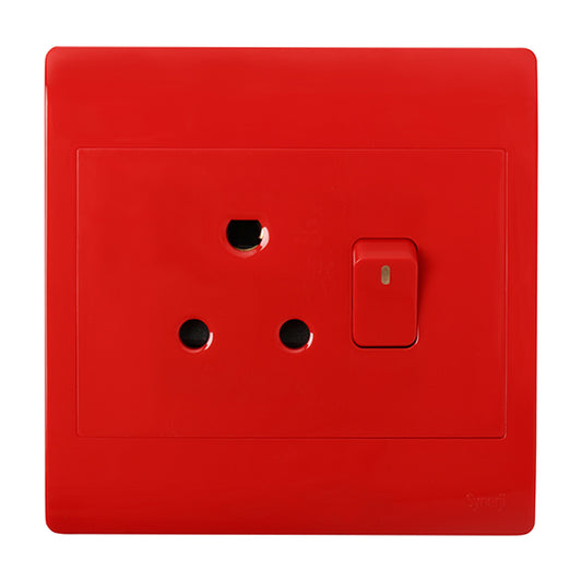 Synerji ECO 4x4 Dedicated Red Single Wall Socket 16A