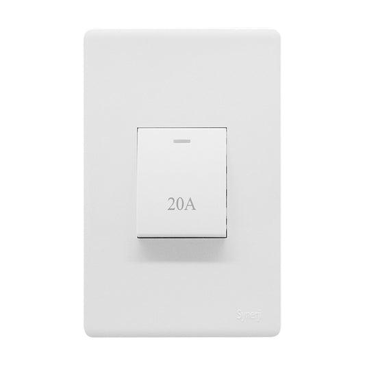 Synerji Deco 4x2 20A Double Pole Isolator Switch