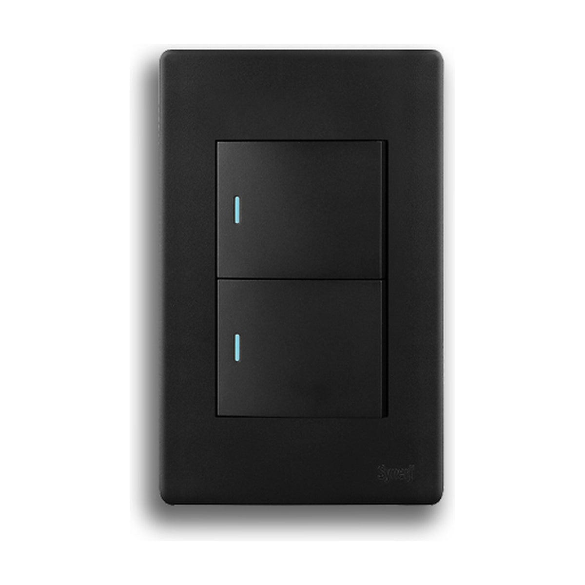 Synerji Deco 4x2 Light Switch 2 Lever 1 Way 16A
