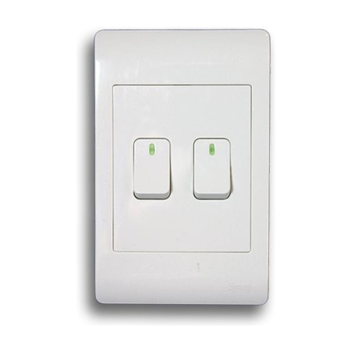 Synerji ECO 4x2 Light Switch 2 Lever 1 Way 16A