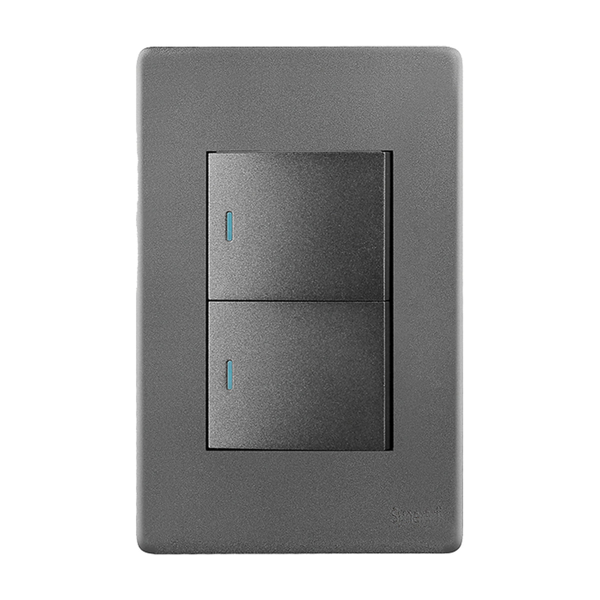 Synerji Deco 4x2 Light Switch 2 Lever 2 Way 16A