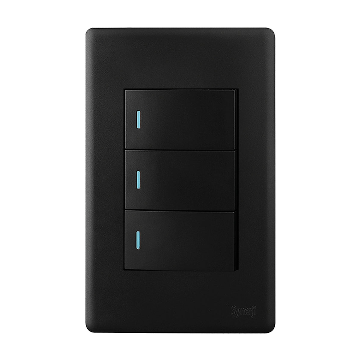 Synerji Deco 4x2 Light Switch 3 Lever 1 Way 16A