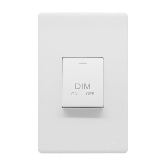 Synerji Deco 4x2 Push Button Dimmer Switch 16A