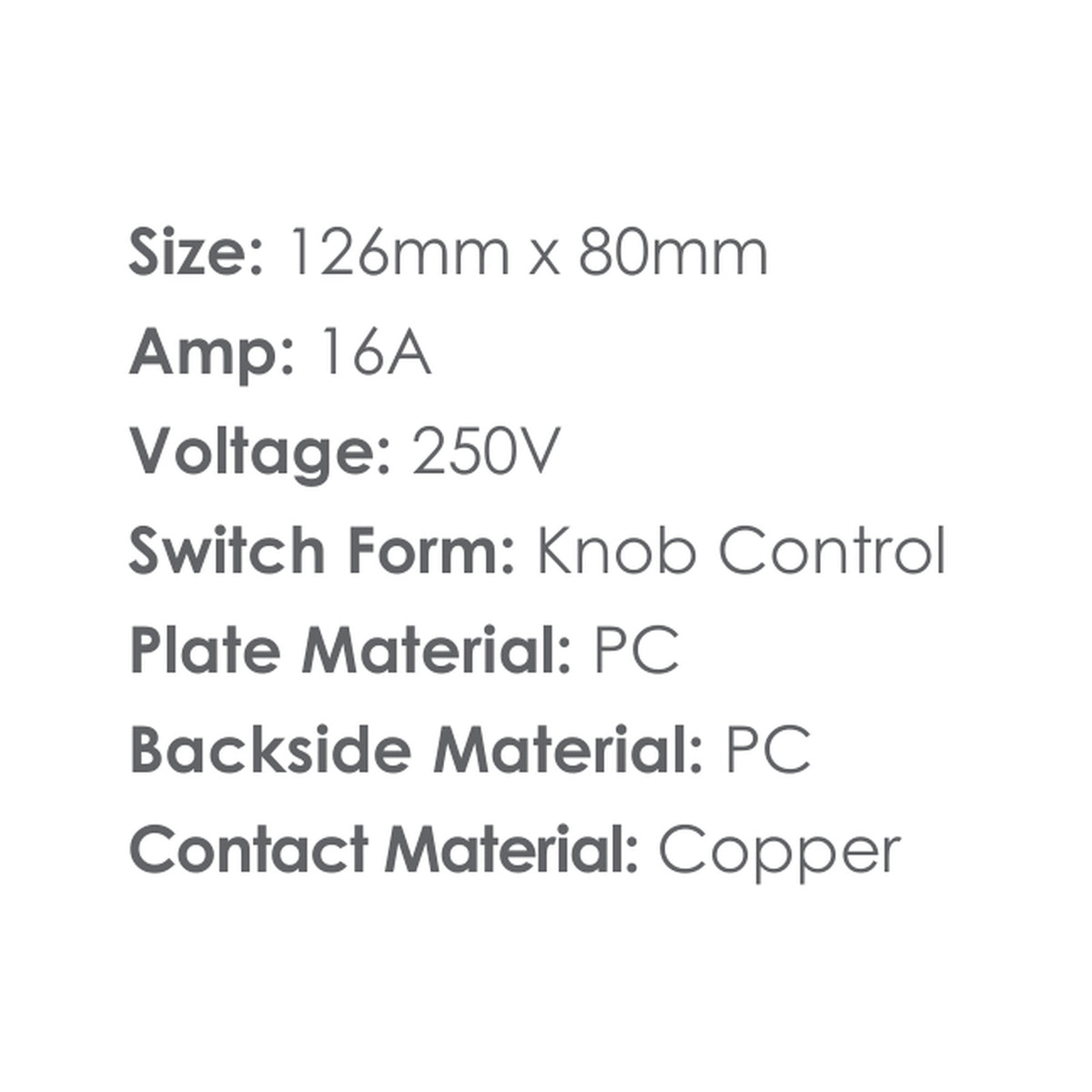 Synerji Deco 4x2 Light Dimmer 16A