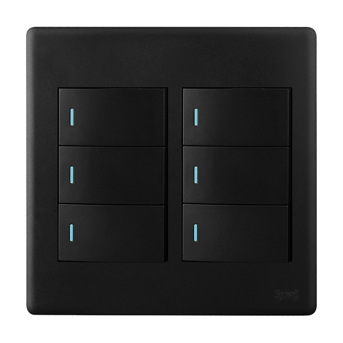 Synerji Deco 4x4 Light Switch 6 Lever 1 Way 16A