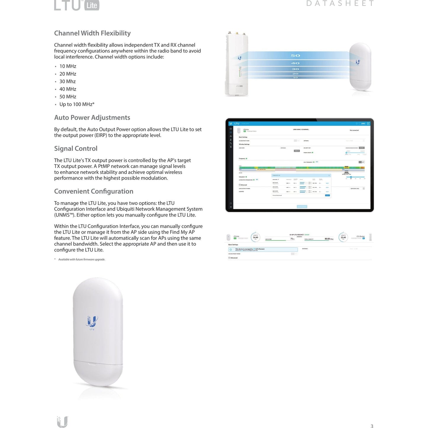 Ubiquiti UISP LTU Lite 5GHz 13dBi CPE | LTU-LITE