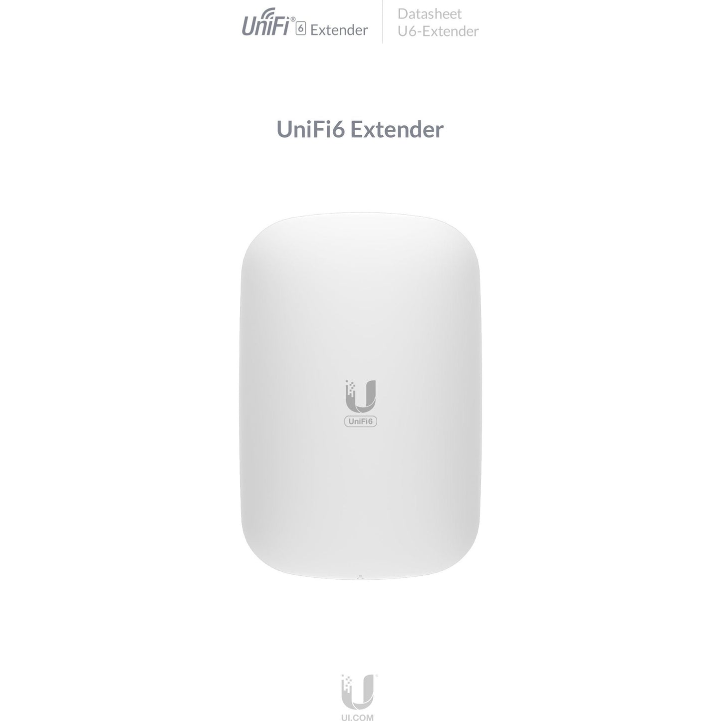Ubiquiti UniFi6 Dual Band WiFi 6 Range Extender | U6-EXTENDER