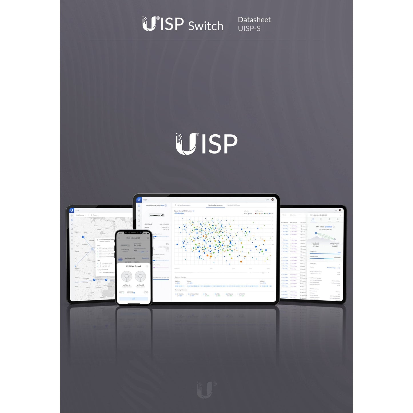 Ubiquiti UISP Switch 8 Port Gigabit PoE 110W 1SFP | UISP-S