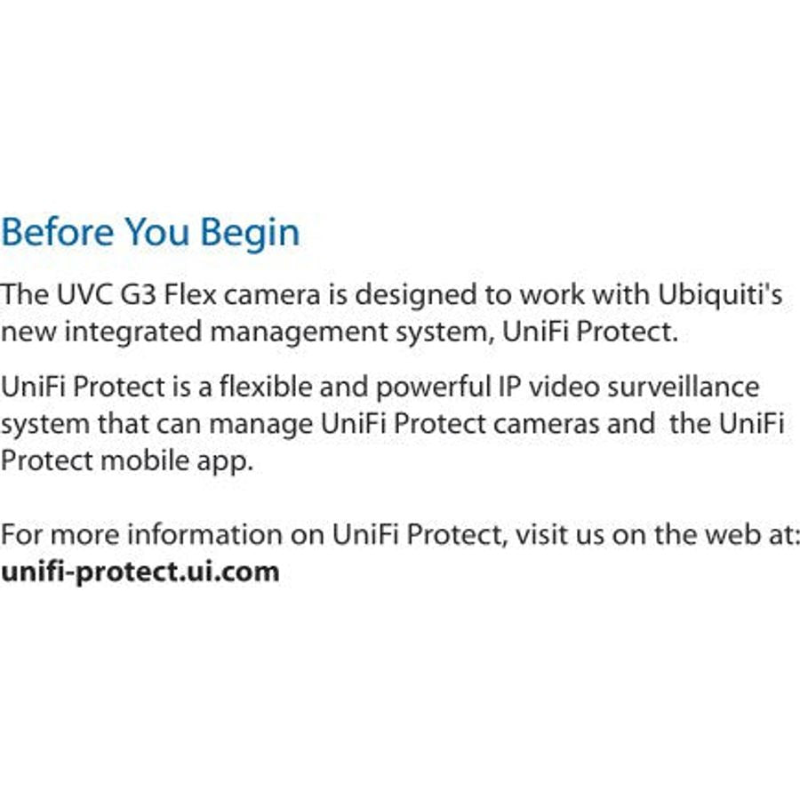 Ubiquiti UniFi Protect G3 Flex 2MP IP Camera | UVC-G3-FLEX