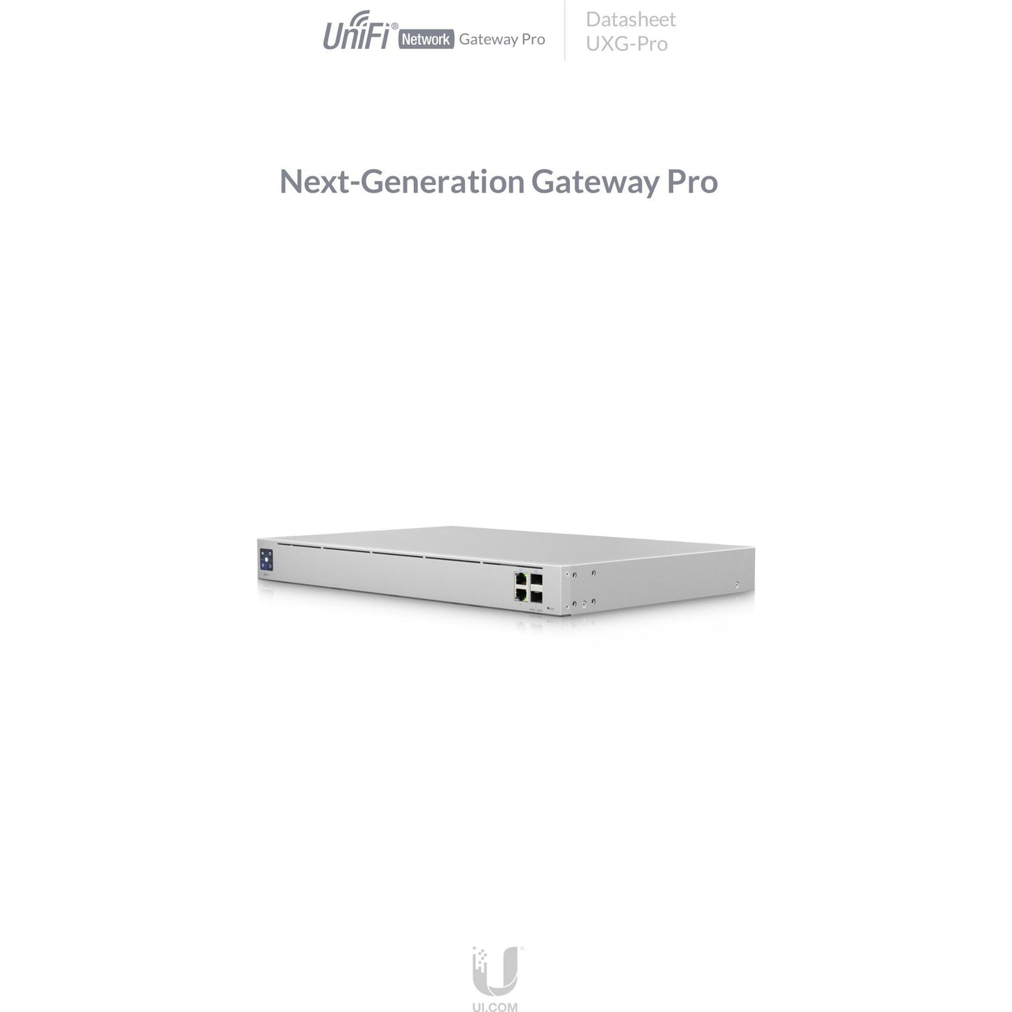 Ubiquiti UniFi Next-Generation Security Gateway Pro | UXG-PRO