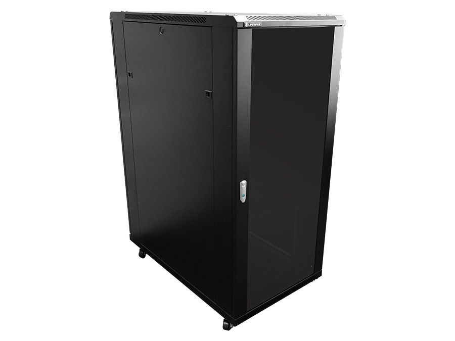 Linkbasic 27U 1M Deep Network Cabinet. 4 Fans & 2 Shelves – Mr Satellite