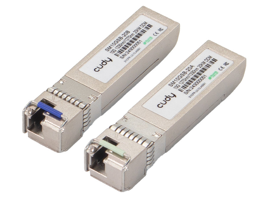 Cudy Single Mode 10G LC Bi-Directional SFP 20km | SM10GSB-20AB