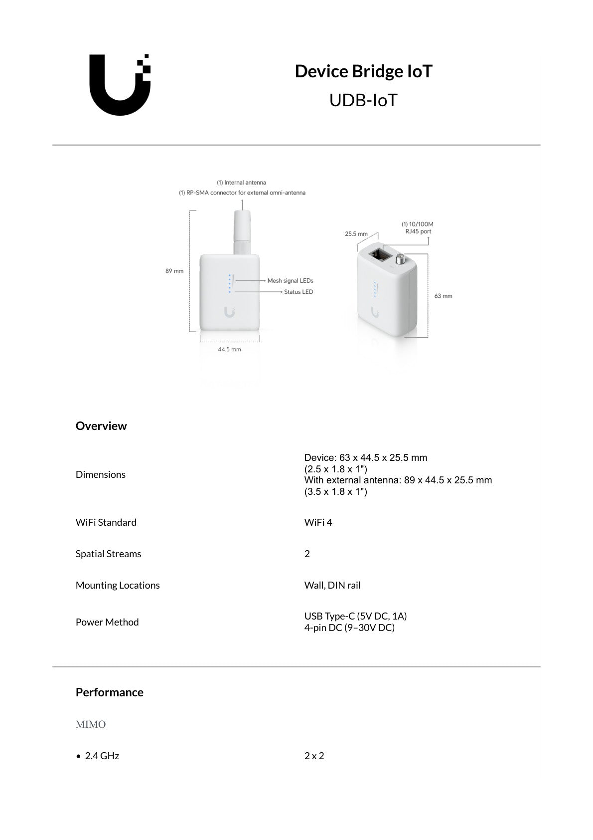 Ubiquiti UniFi WiFi Device Bridge for IoT