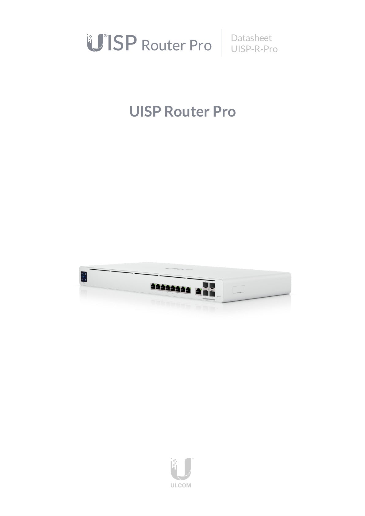 Ubiquiti UISP Router Pro 9 Port Gigabit 4SFP+