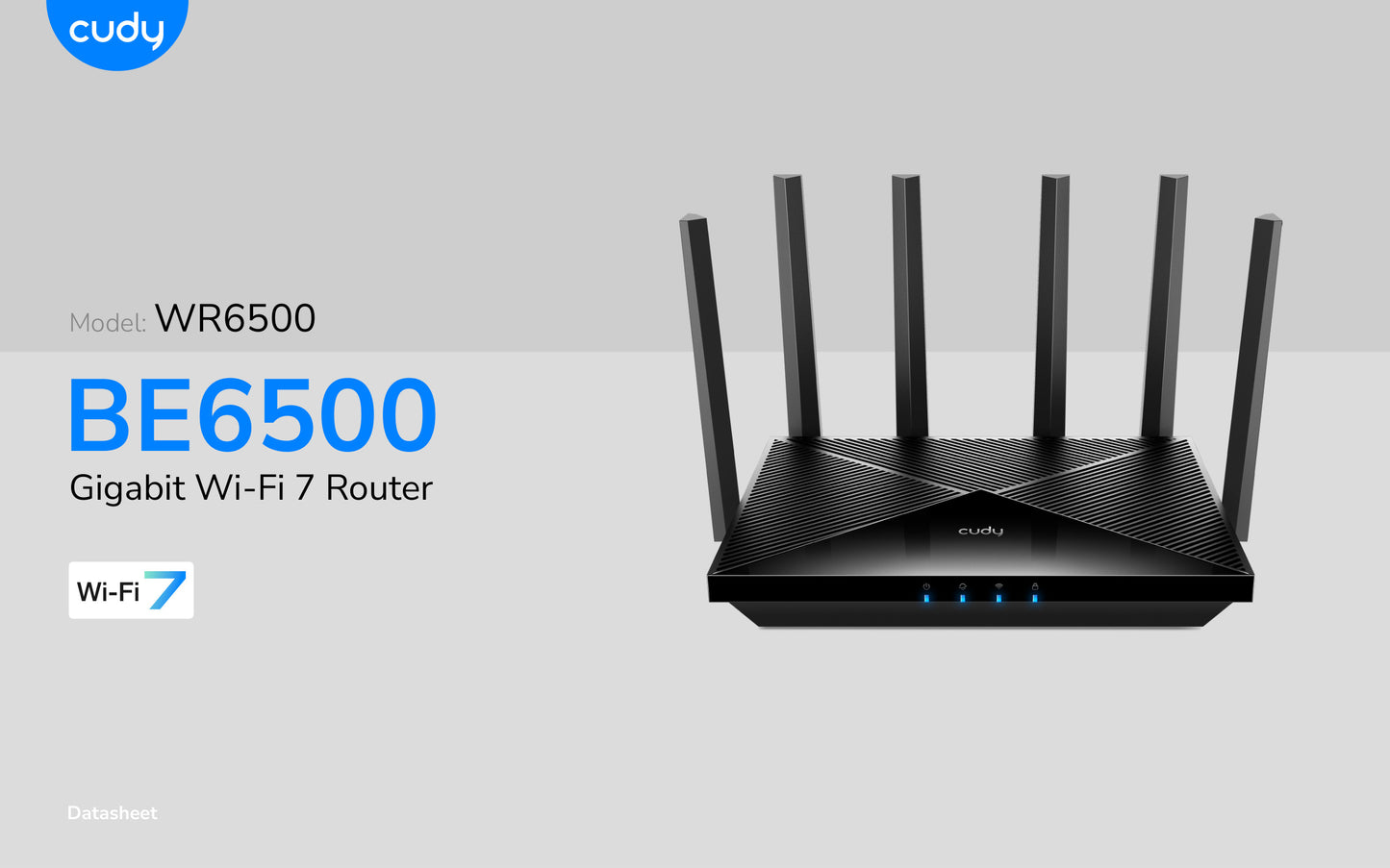 Cudy Dual Band WiFi 7 6500Mbps 5dBi Gigabit Router