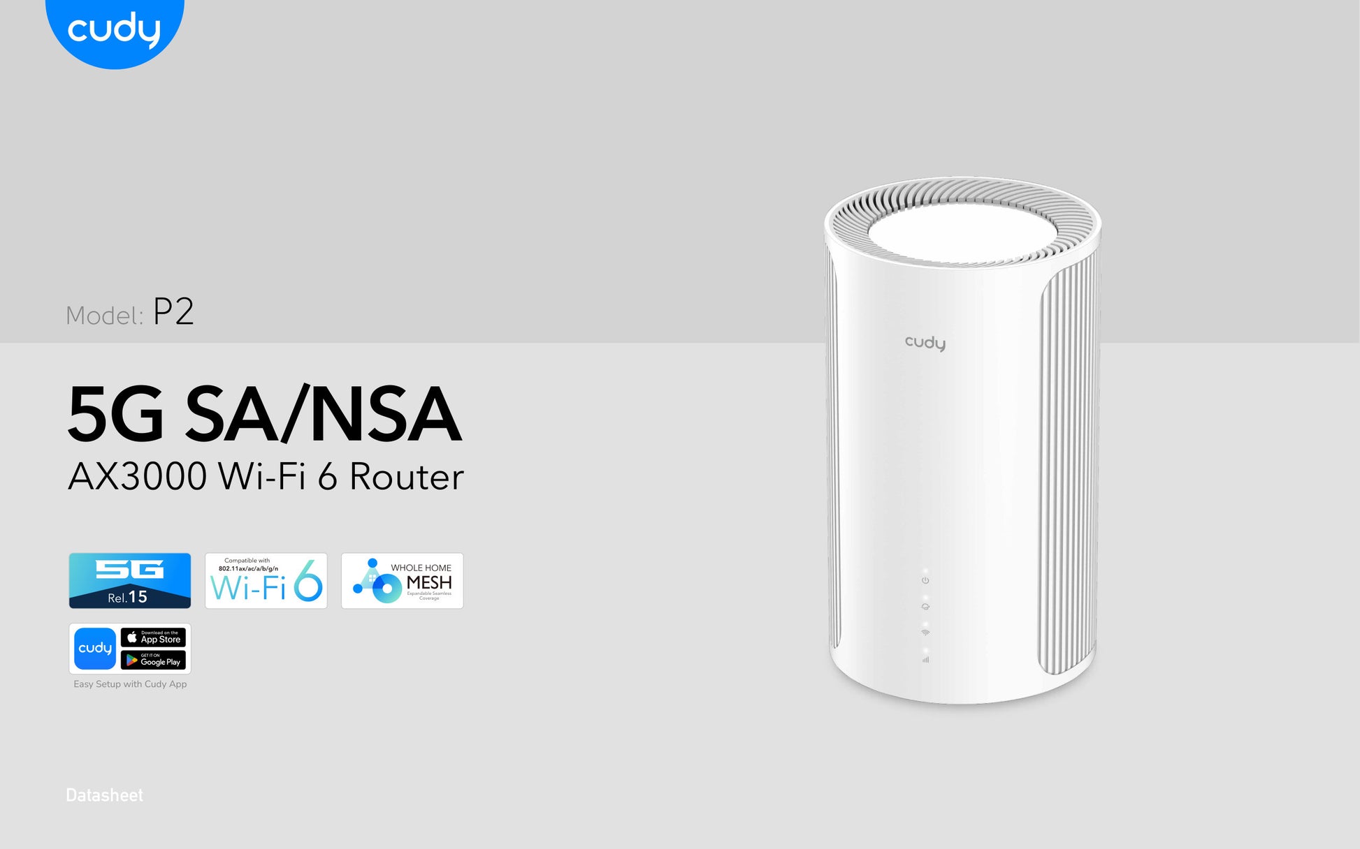 Cudy 5G Dual Band 3000Mbps WiFi 6 Router