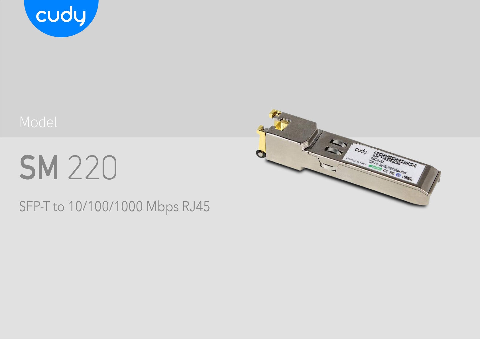 Cudy SFP to RJ45 Gigabit Ethernet Module
