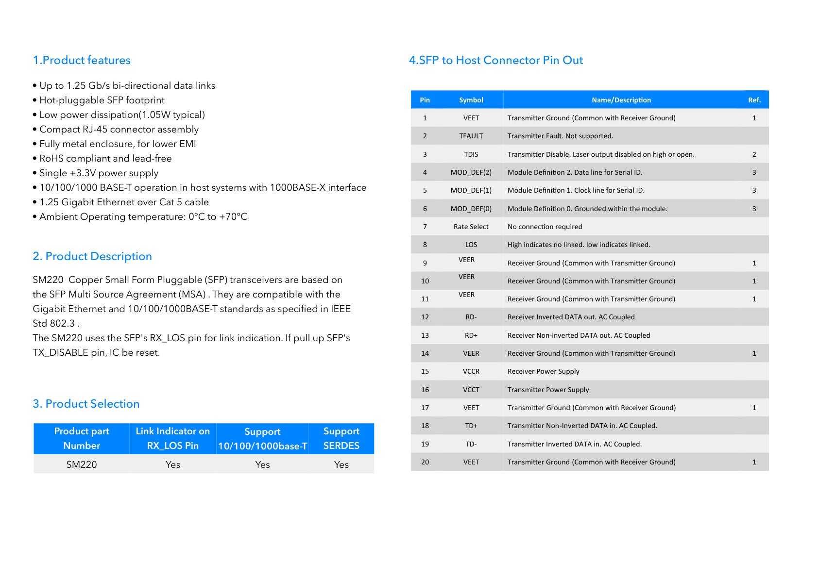 Cudy SFP to RJ45 Gigabit Ethernet Module