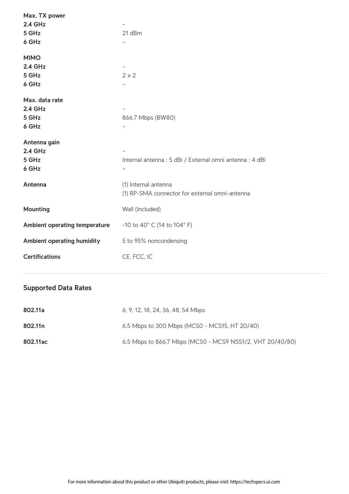 Ubiquiti UniFi Device Bridge WiFi Bridging PoE Adapter